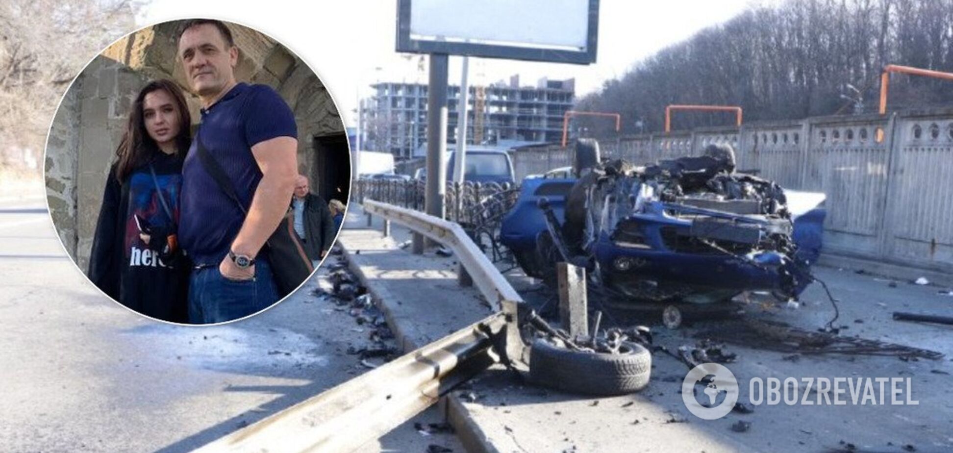 ДТП с Porsche в Киеве и Владислава Евтягина с отцом