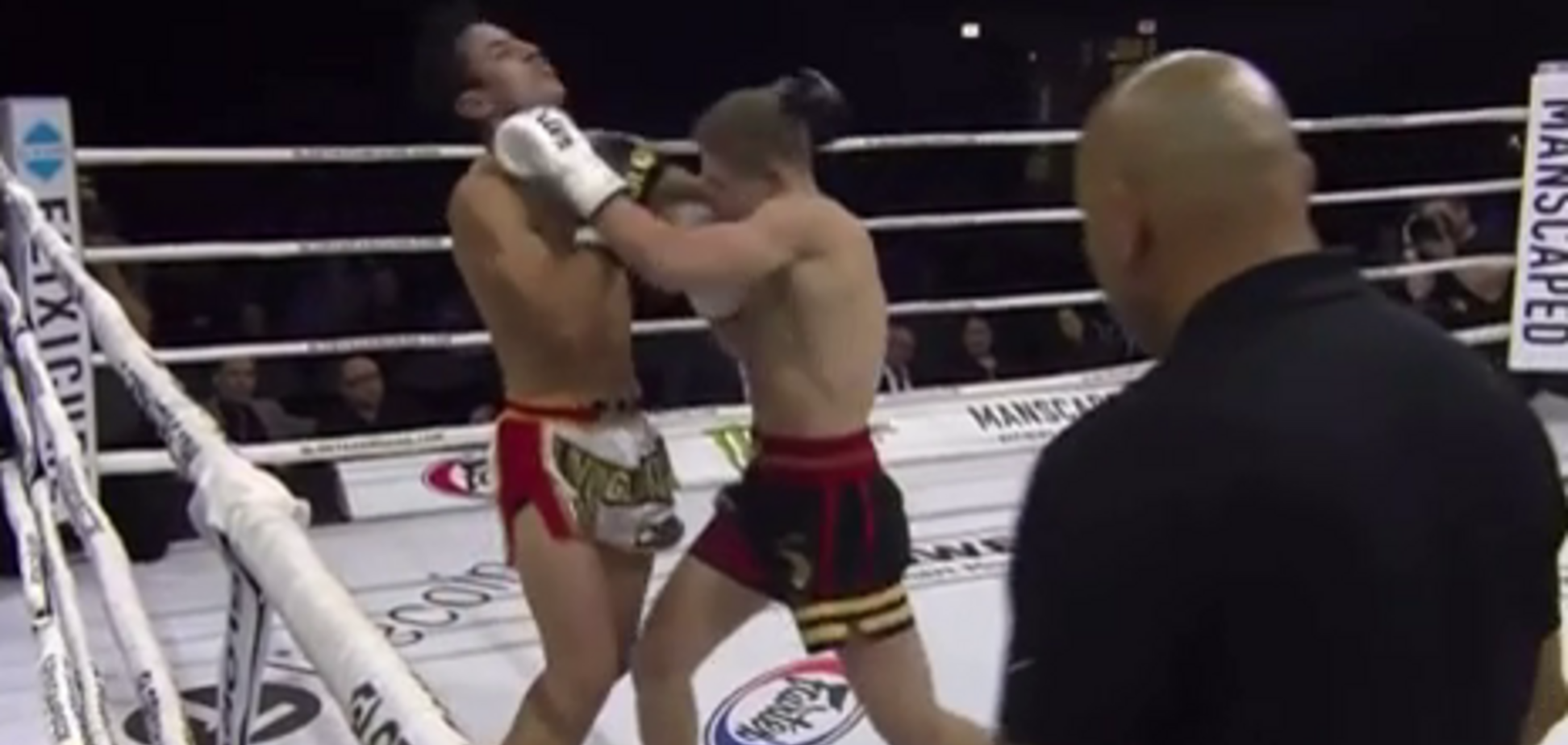 Известный украинский кикбоксер брутально забил соперника, победив нокаутом