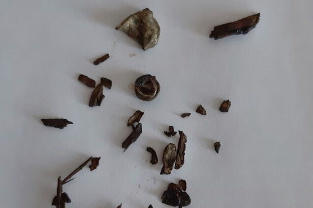 Осколки російської бомби