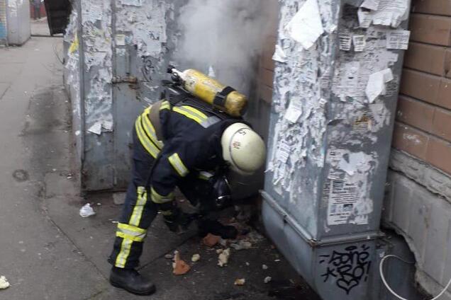 В Киеве вспыхнул пожар в сауне с девушками