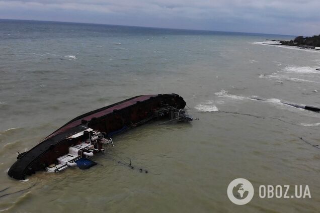 Крах танкера в Одесі