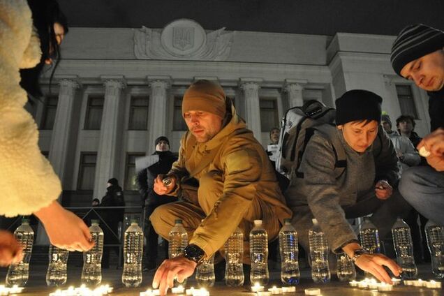 Под Радой устроили акцию поддержки голодающей Закревской