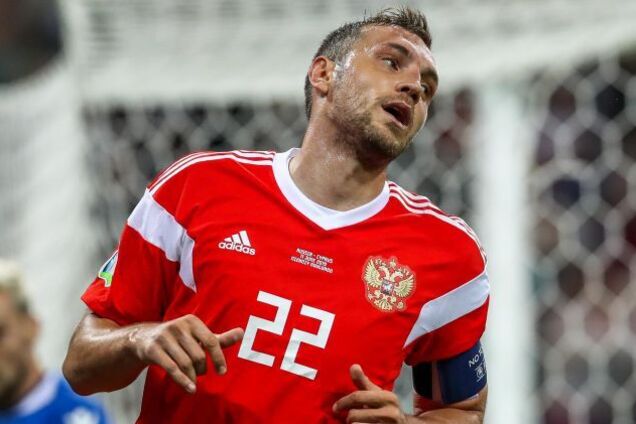 Капитан сборной России Артем Дзюба