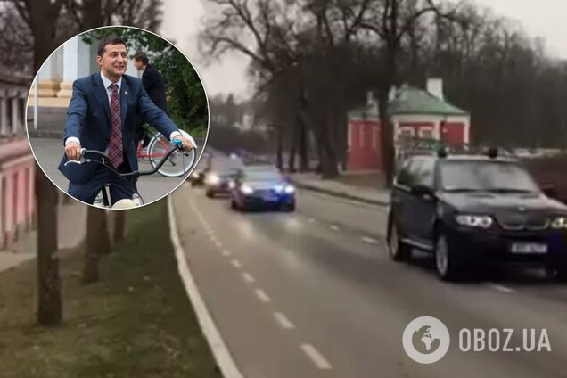 Кортеж Зеленського в Естонії потрапив у кадр