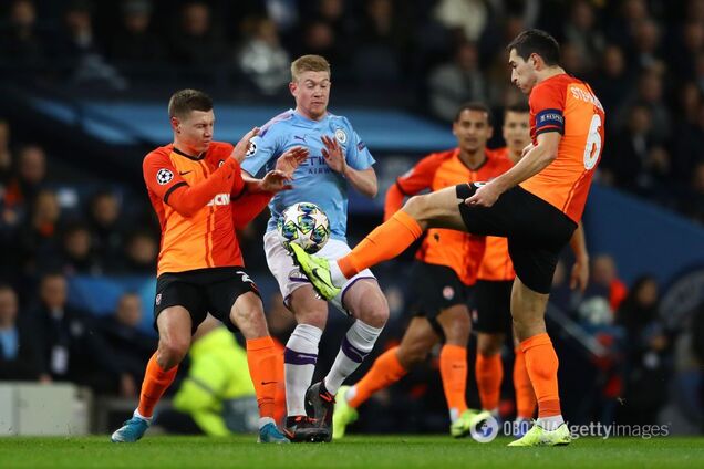 'Шахтар' вирвав нічию в матчі з 'Манчестер Сіті' у Лізі чемпіонів