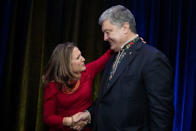 'Цілий світ вдячний вам!' Порошенко зустрівся з українцями в Канаді