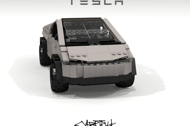 Электромобиль Tesla Cybertruck изготовили из Lego - фото - новости авто |  OBOZ.UA