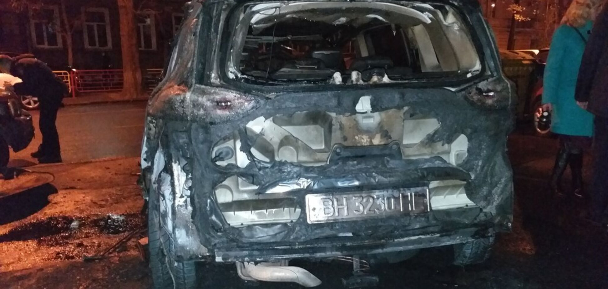 В Одесі згорів автомобіль