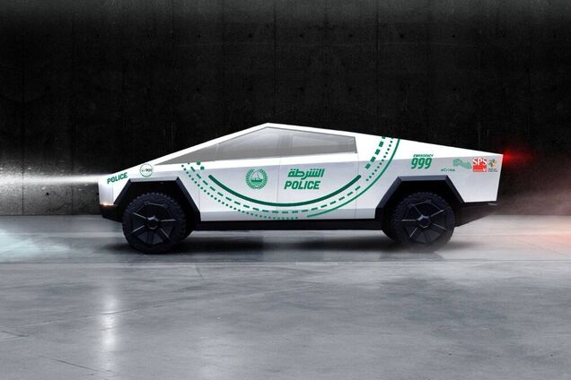 Tesla Cybertruck пополнит парк полиции Дубая