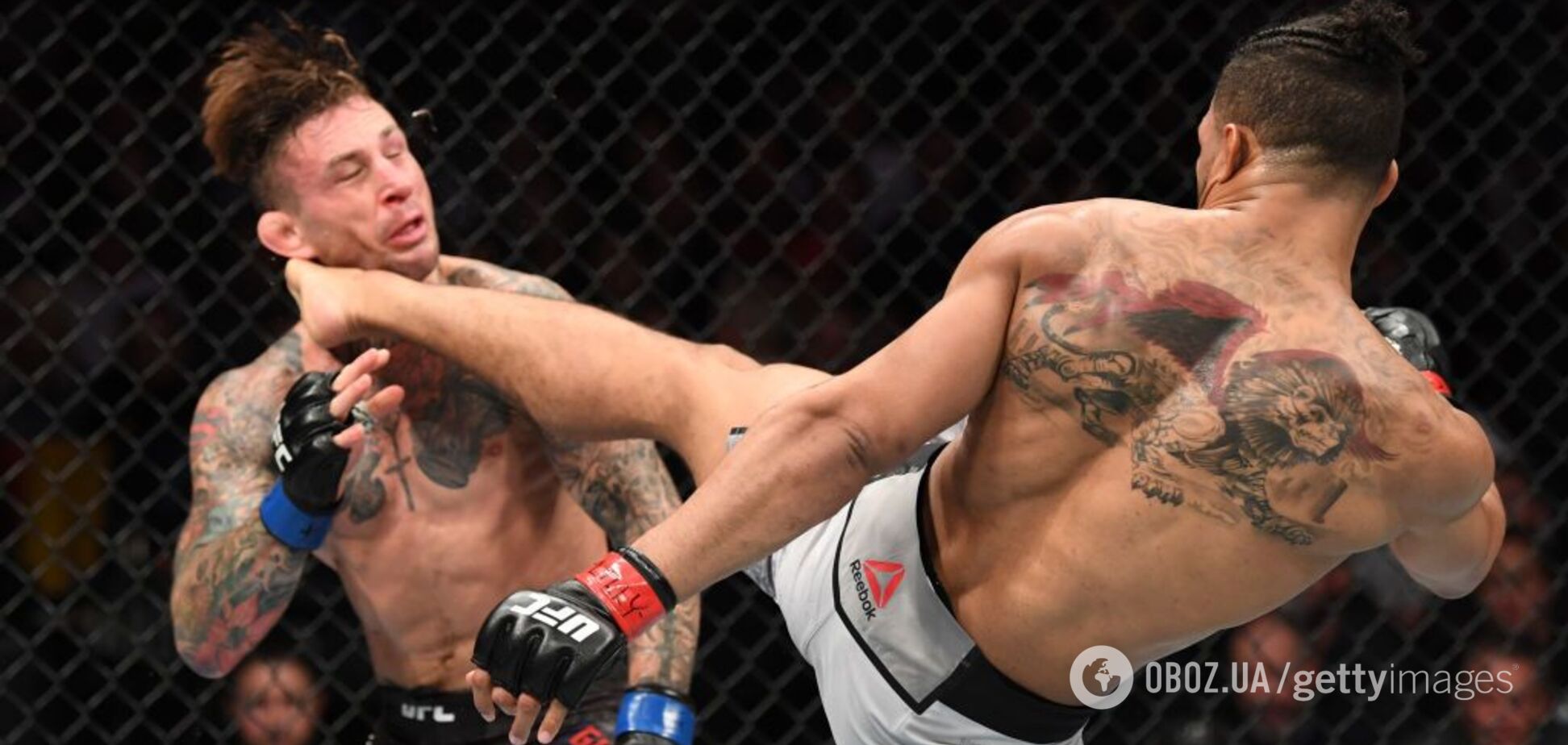 Боєць UFC жахливим ударом ногою 'відірвав' голову супернику - опубліковано відео