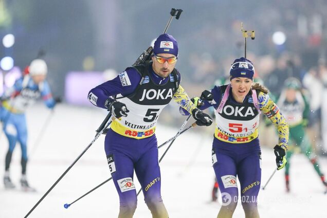 Сборная Украины провалила гонку на Кубке мира по биатлону