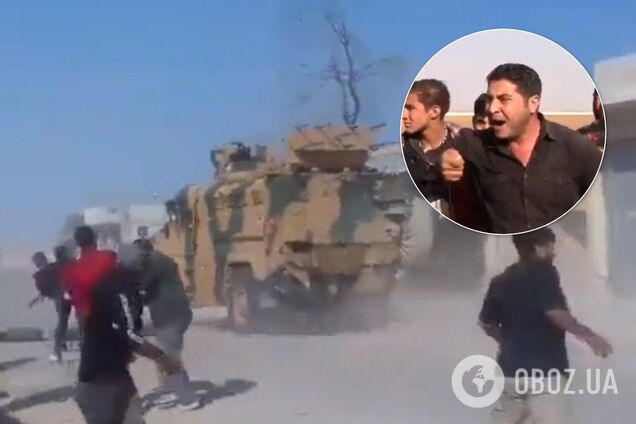 "Вбивці і фаш*сти!" Військових Путіна закидали камінням у Сирії. Відео