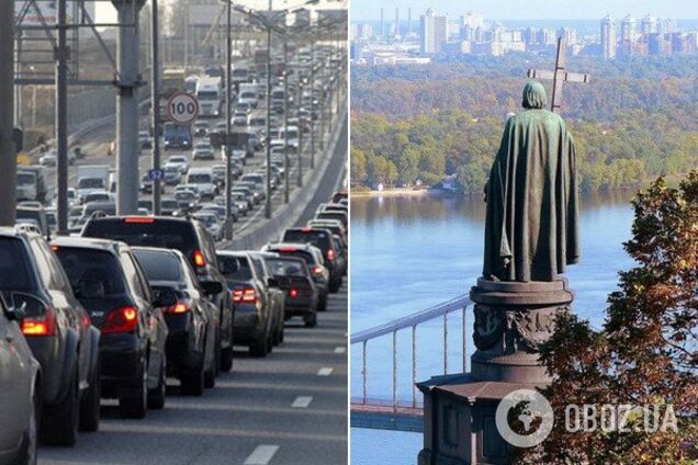 Киев заполонили масштабные пробки