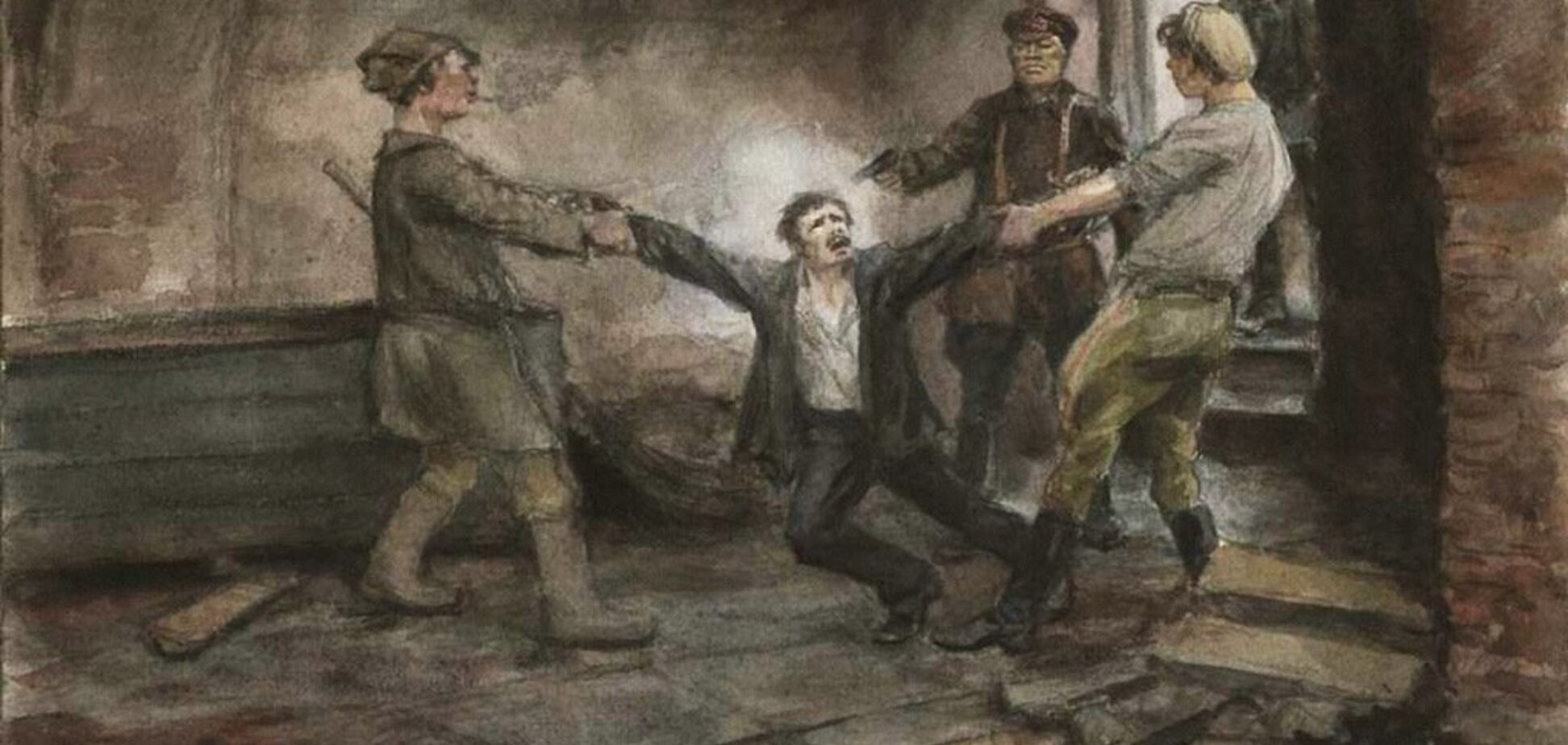Ужасы Октябрьского переворота на рисунках очевидца