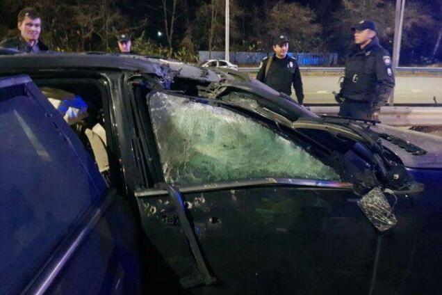 В Киеве взорвали авто бизнесмена: момент попал на видео