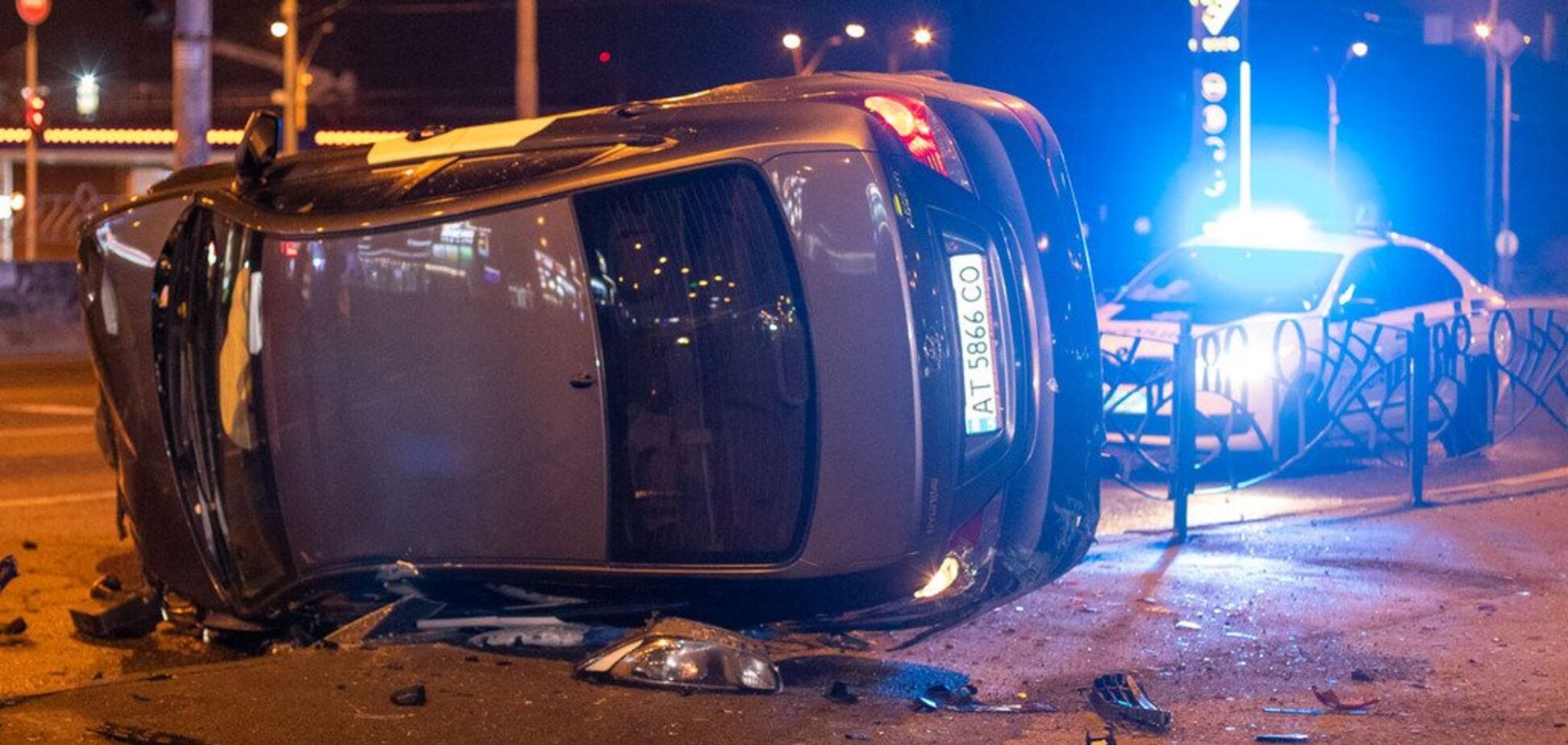 В Киеве такси Bolt попало в жуткое ДТП