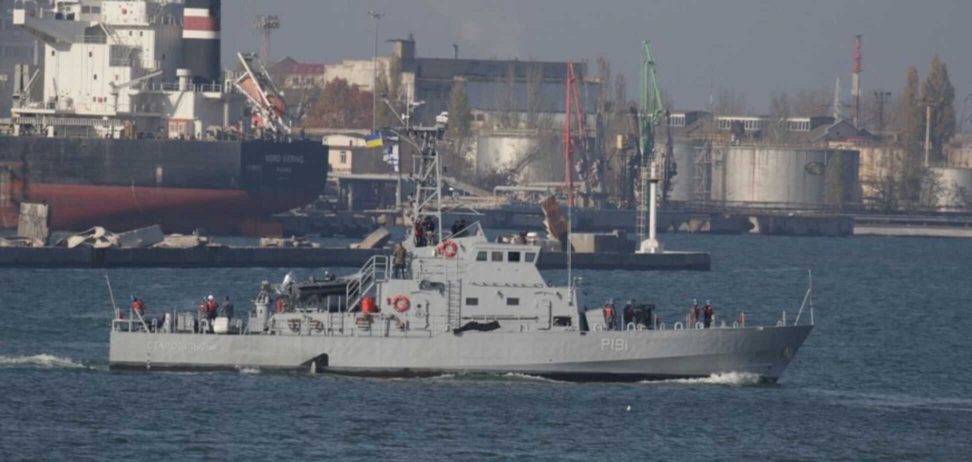 Катери українських ВМС типу «Айленд» випробовуються у відкритому морі.