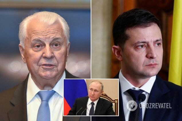 Леонід Кравчук, Володимир Зеленський та Володимир Путін