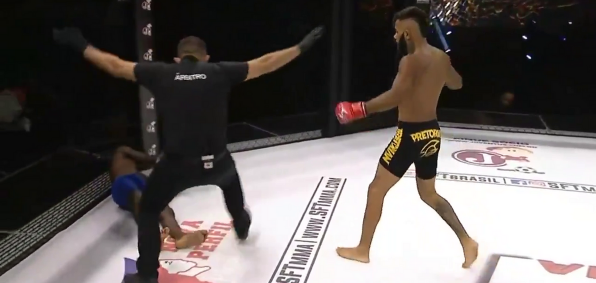 Боец MMA 'убил' соперника ударом ногой в голову - жесткое видео