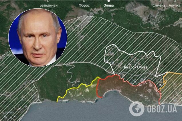 Отобрали землю и расставили мины: в Крыму для Путина построили тайный особняк. Фото