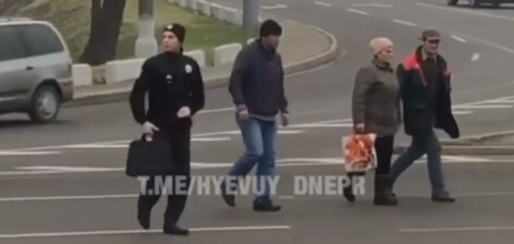 В Днепре сняли на видео 'отряд самоубийц'