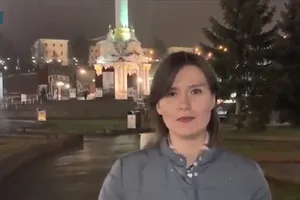 Пропагандистка "Звезды" в Киеве