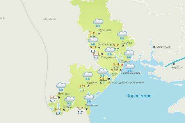 Синоптики огорчили Одессу погодой на выходные 14-15 декабря