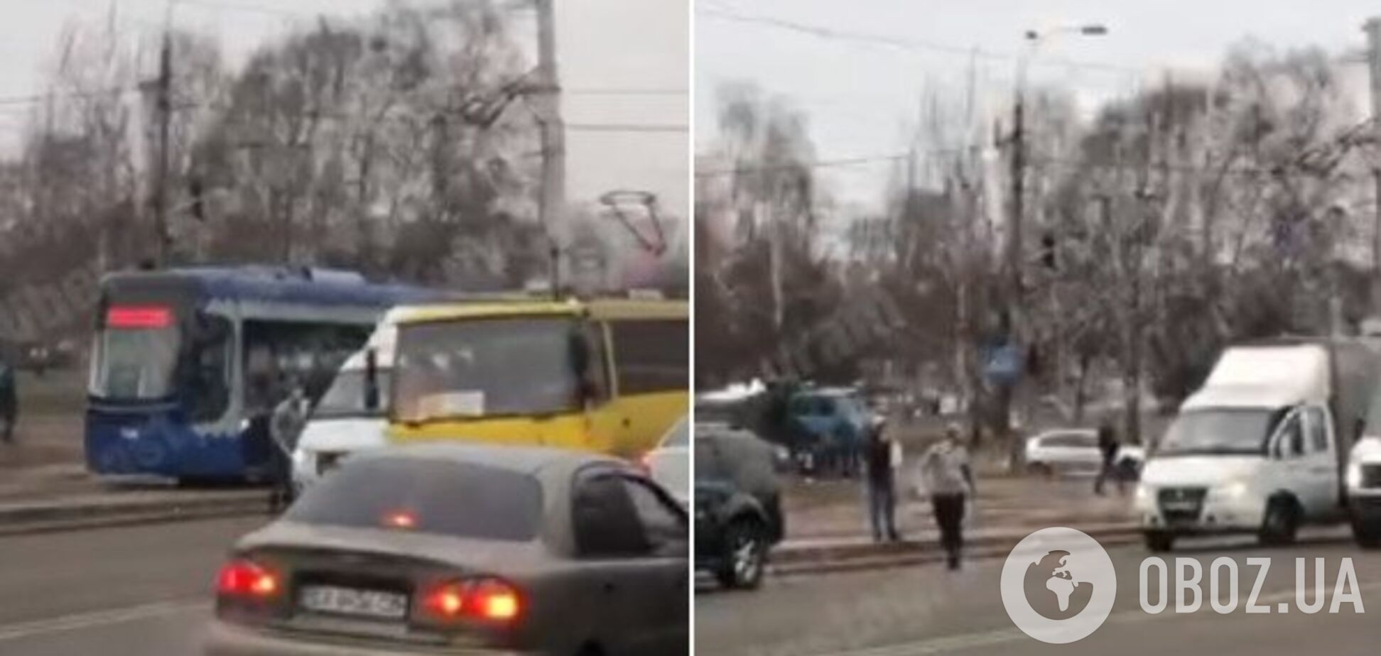 У Києві водії влаштували 'розбірки' з ножами на дорозі