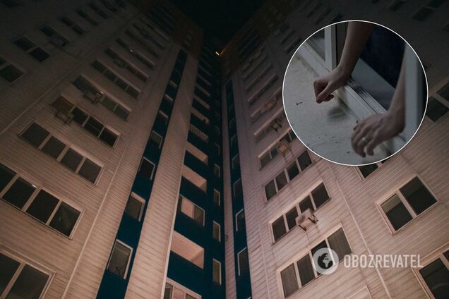 В Киеве молодая мама выбросилась из окна