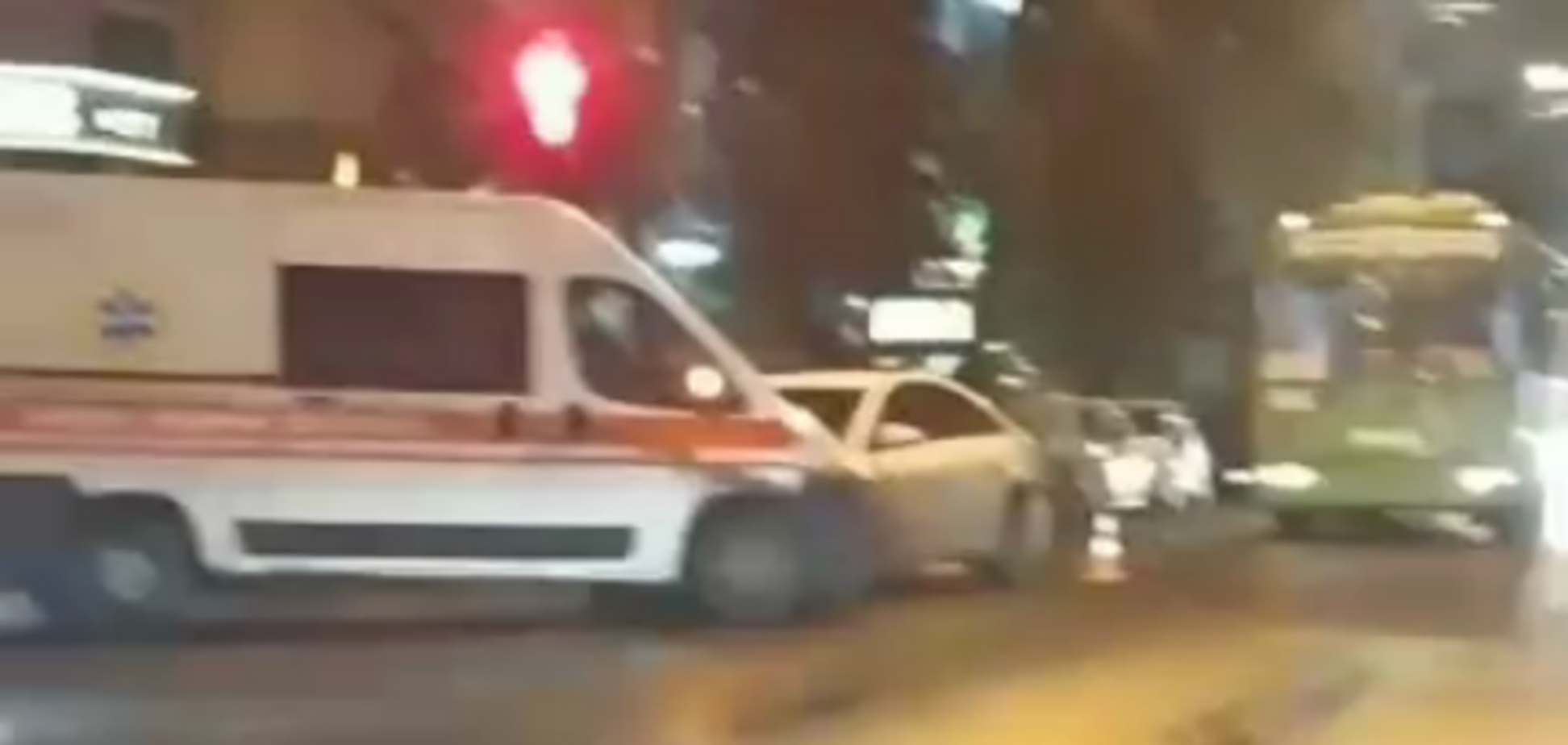 Место аварии