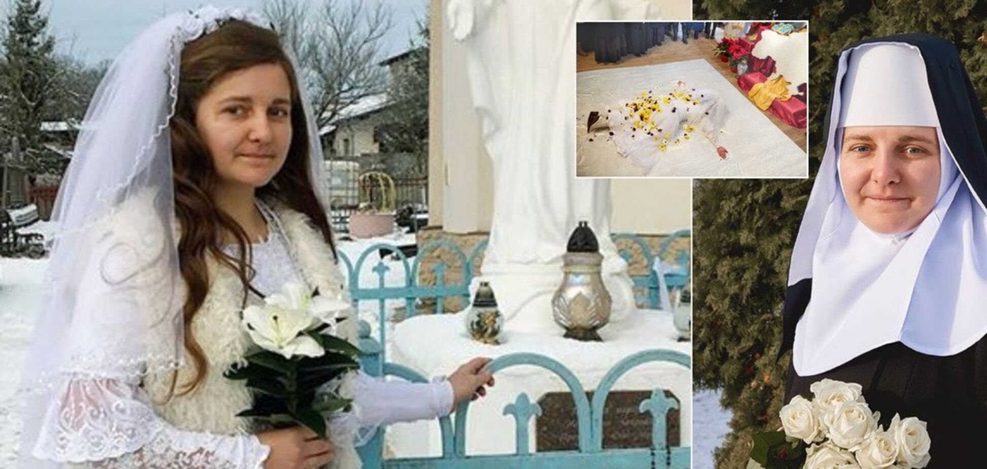 'Вышла замуж' за Иисуса Христа: фото посвящения в монахини поразили украинцев