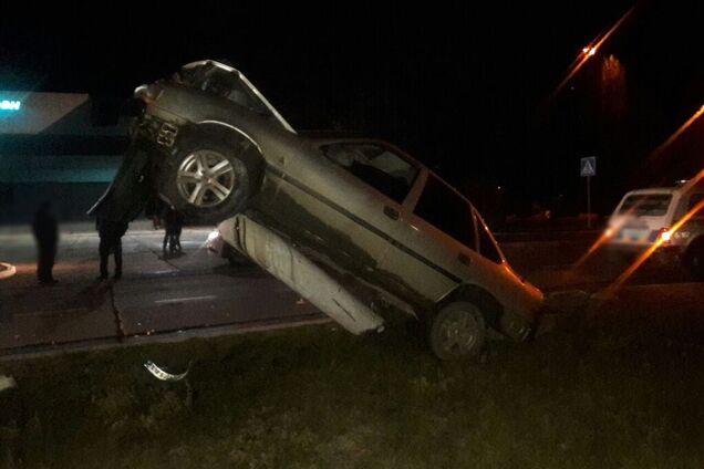 Под Одессой пьяный водитель устроил каскадерское ДТП