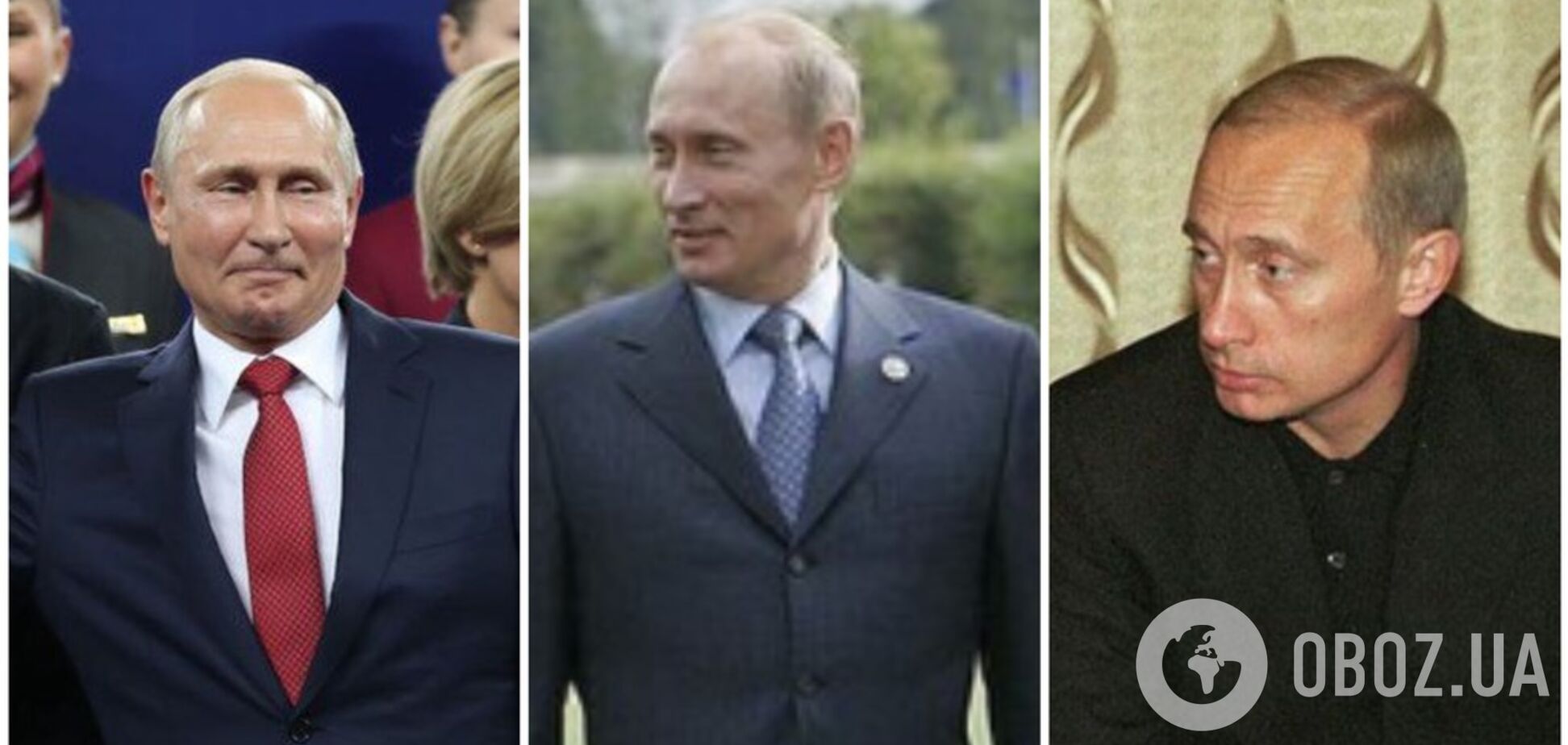 Як змінився Путін за 20 років при владі: знакові фото