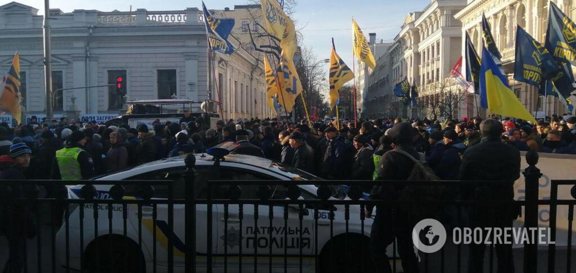 Митинги под Верховной Радой
