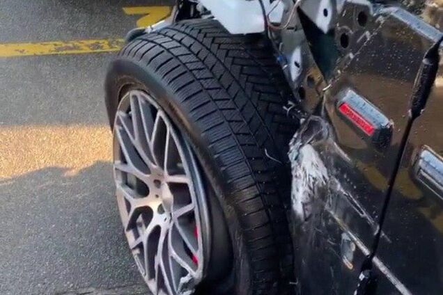В Украине разбили новейший Mercedes G-Class за $500 000. Фото