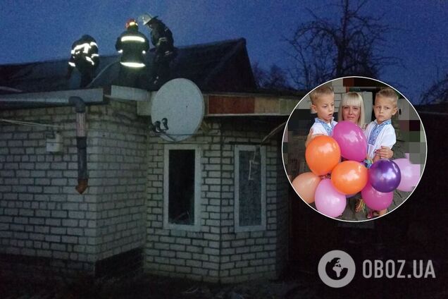 Двоє дітей врятовані, мама – в реанімації: в Черкасах трапилася страшна пожежа. Фото, відео