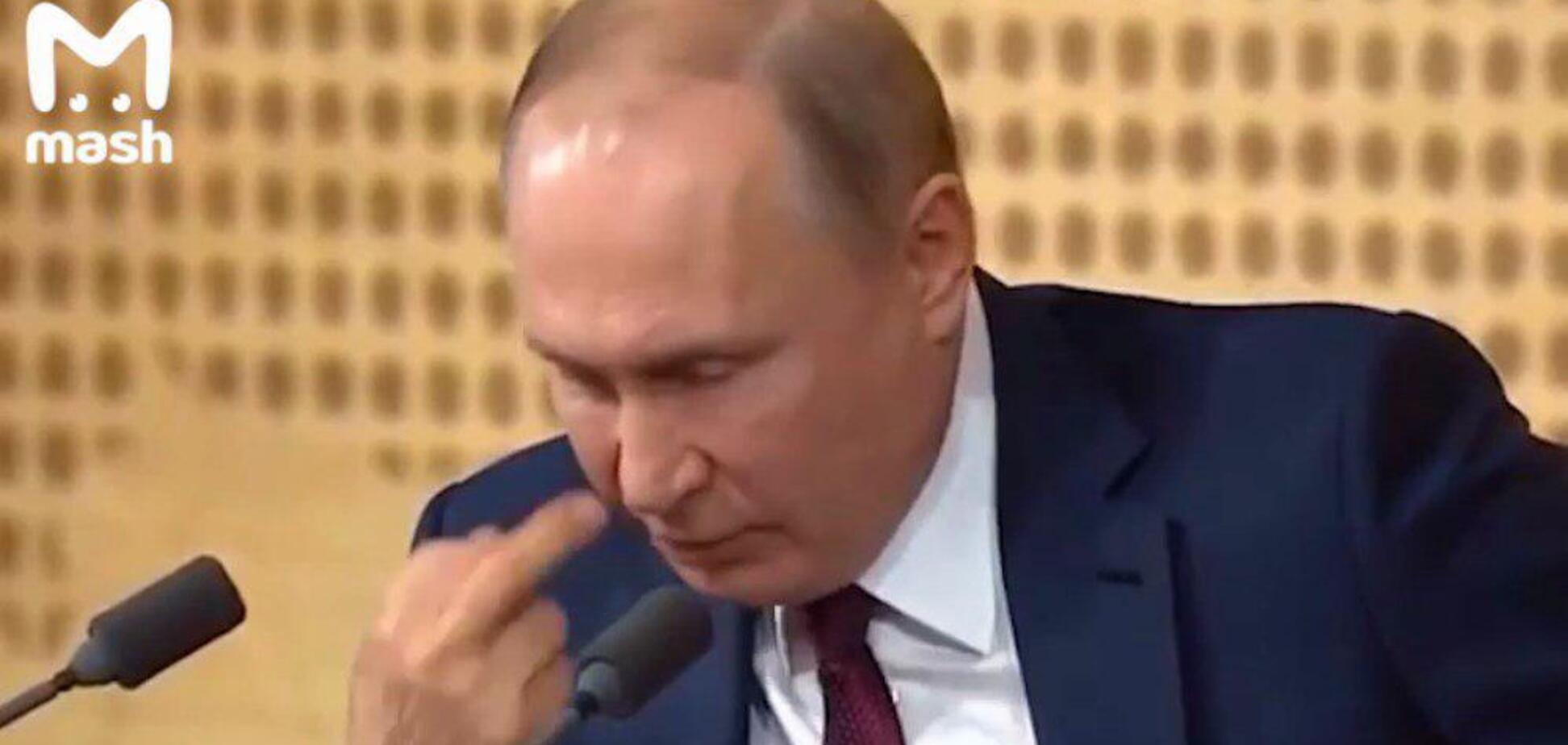 'Ви придурки?!' Путін зірвався під час пресконференції. Відео