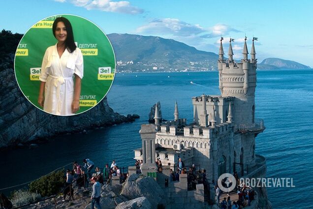 У 'слуги народу' Борзової знайшли бізнес в окупованому Криму