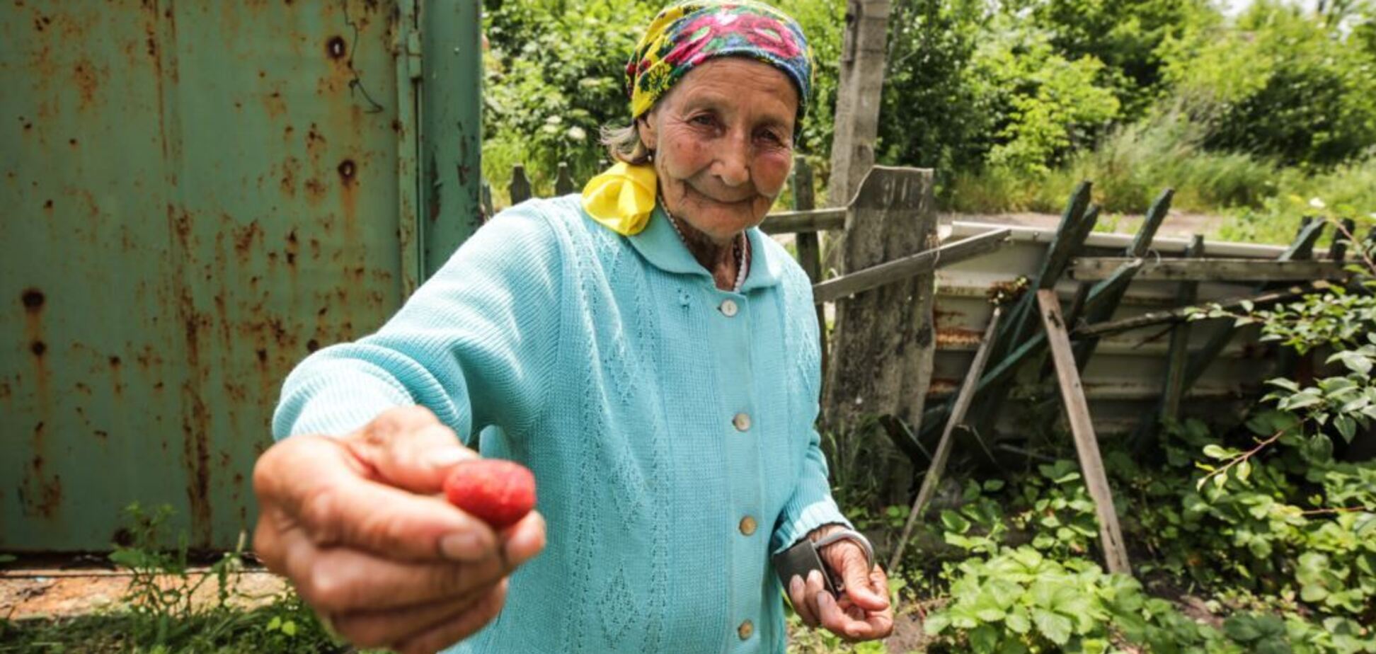 На Донбасі заживо згоріла легендарна бабуся Марія