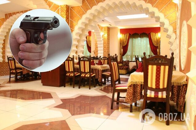 В центре Киева открыли огонь в ресторане: введен план 'Сирена'. Фото 18+