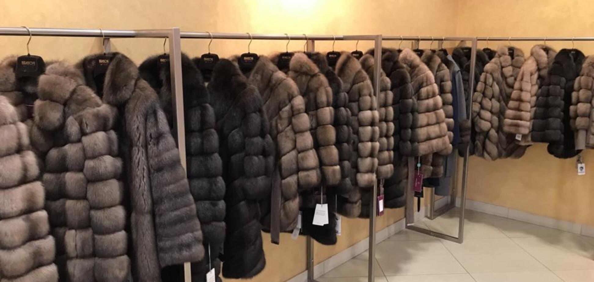 В Киеве конфисковали партию элитных итальянских шуб на 50 млн