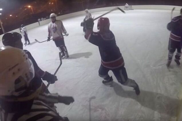Масова бійка на дитячому хокейному матчі в Одесі