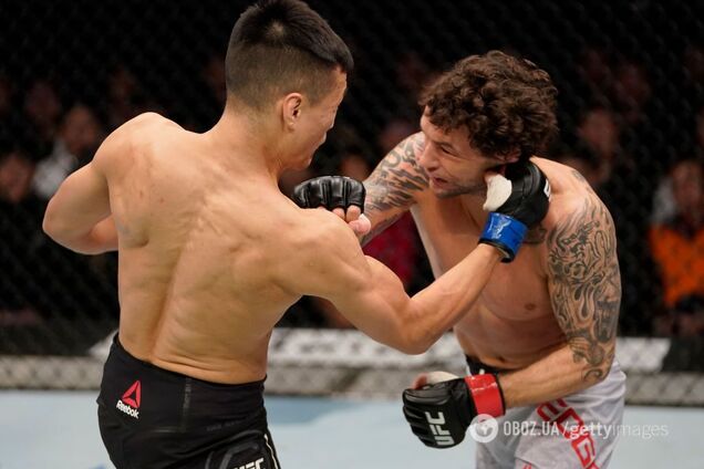 'Корейский зомби' победил эффектным нокаутом в UFC в первом же раунде