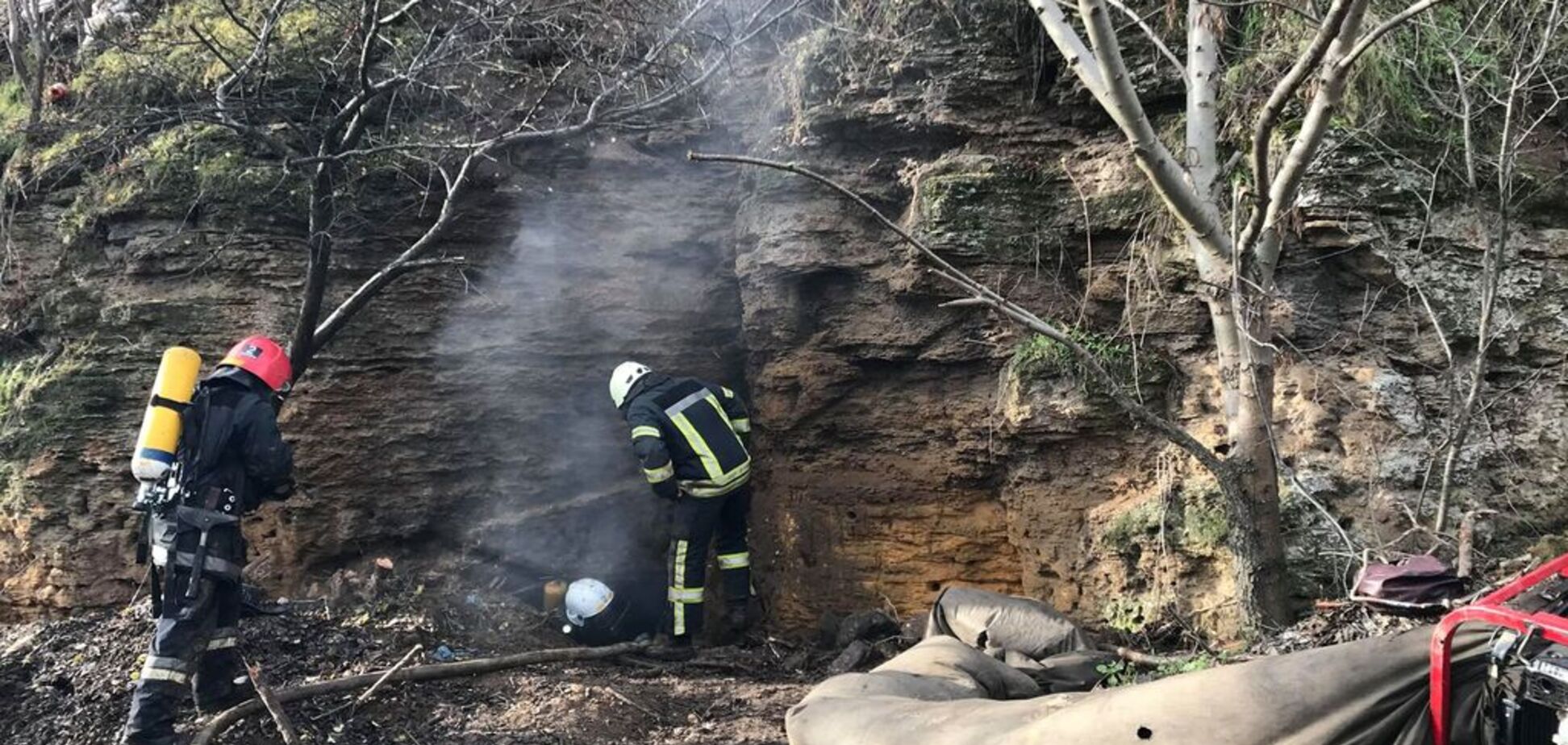 У катакомбах Одеси спалахнула пожежа: заживо згоріла людина