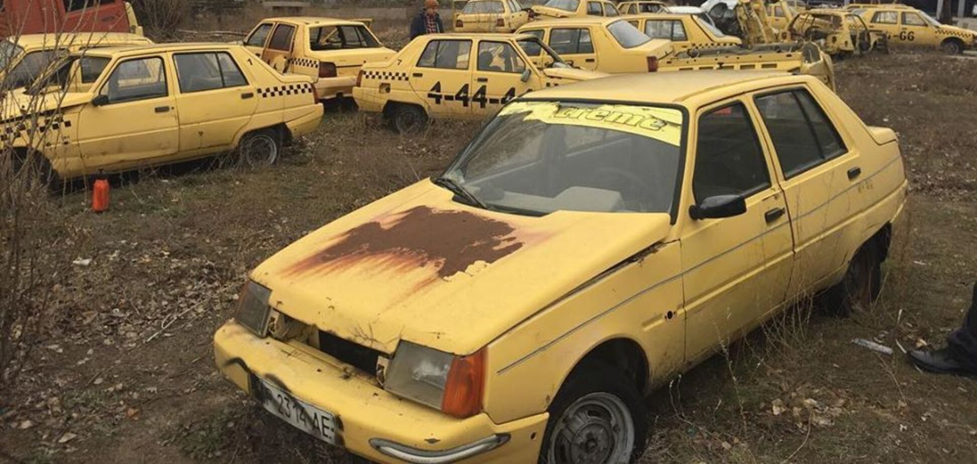 Не менее 16 авто: обнаружено кладбище заброшенных ЗАЗ Славута