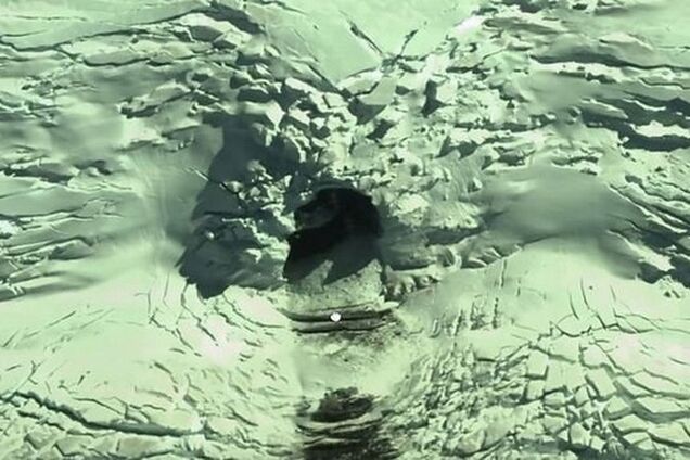 Принадлежит инопланетянам? В Антарктиде нашли загадочную пещеру. Фото и видео