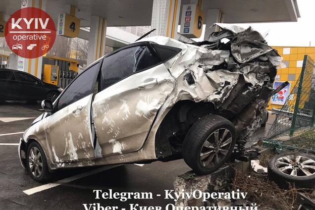 В Киеве произошло ДТП с грузовиком