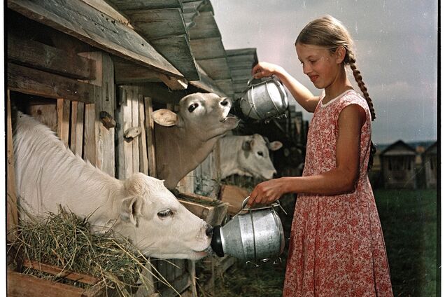Постановочные фото жизни в СССР