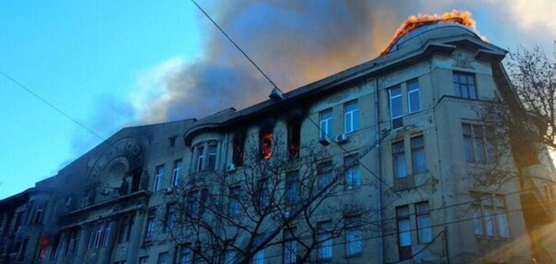 Невідоме відео перших хвилин моторошної пожежі в Одесі