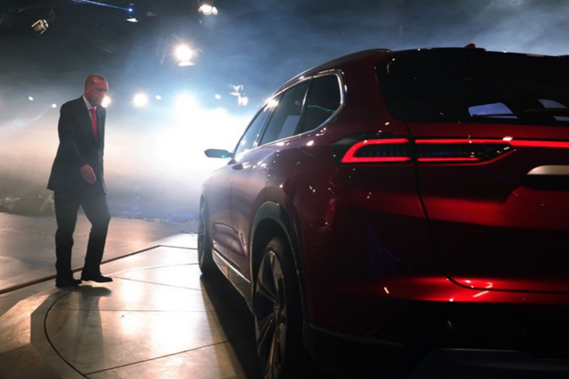 Эрдоган лично представил первый электрокар Турции: фото и видео с презентации